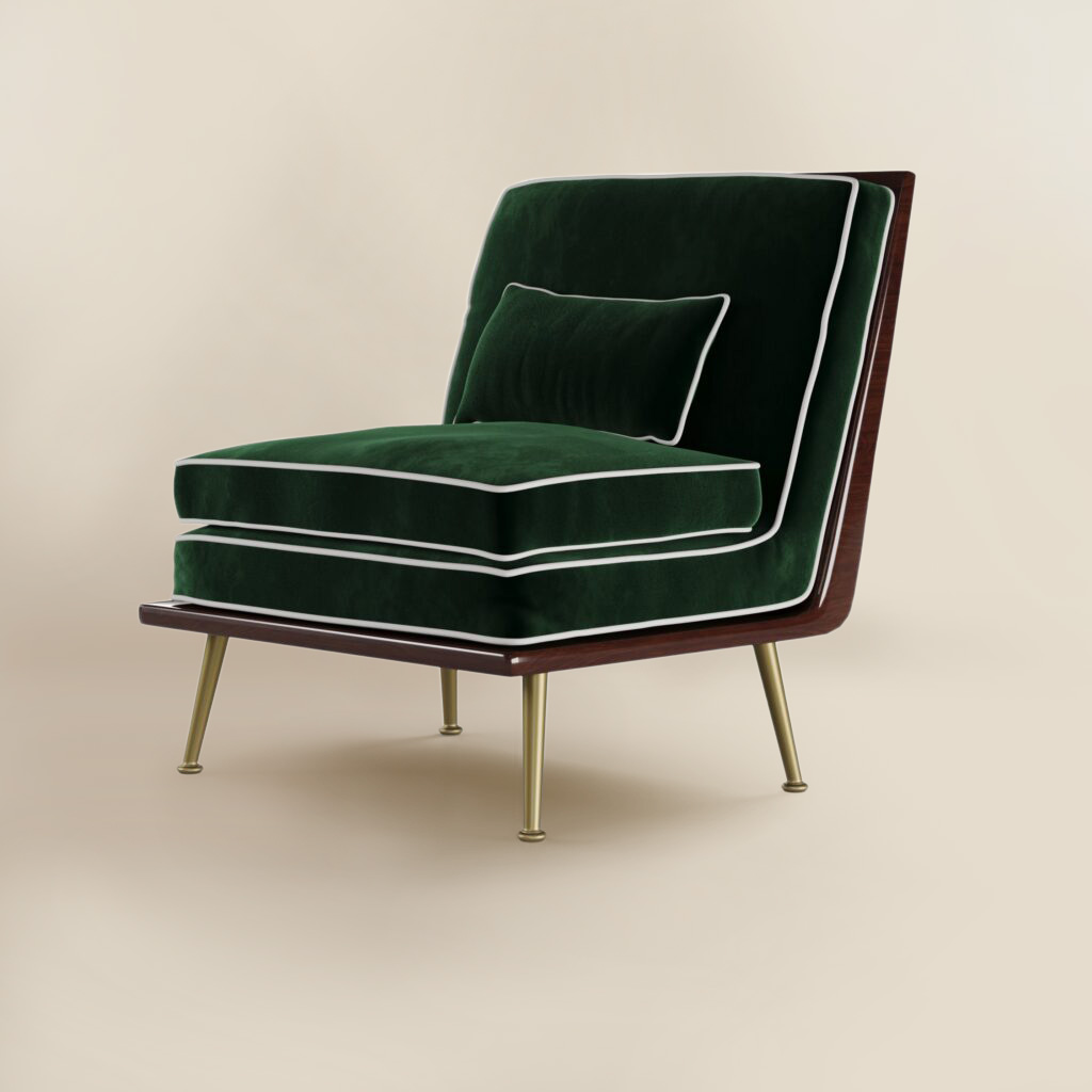beverly armchair green